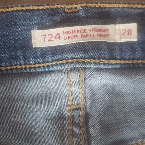 Levi's | High Rise Straight Leg Jeans - Picture 4 of 5